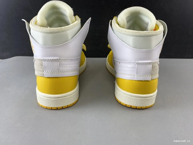Air White AQ0818-149 Powder Off-White x 1 Yellow-Cone Dark NRG Jordan 0820